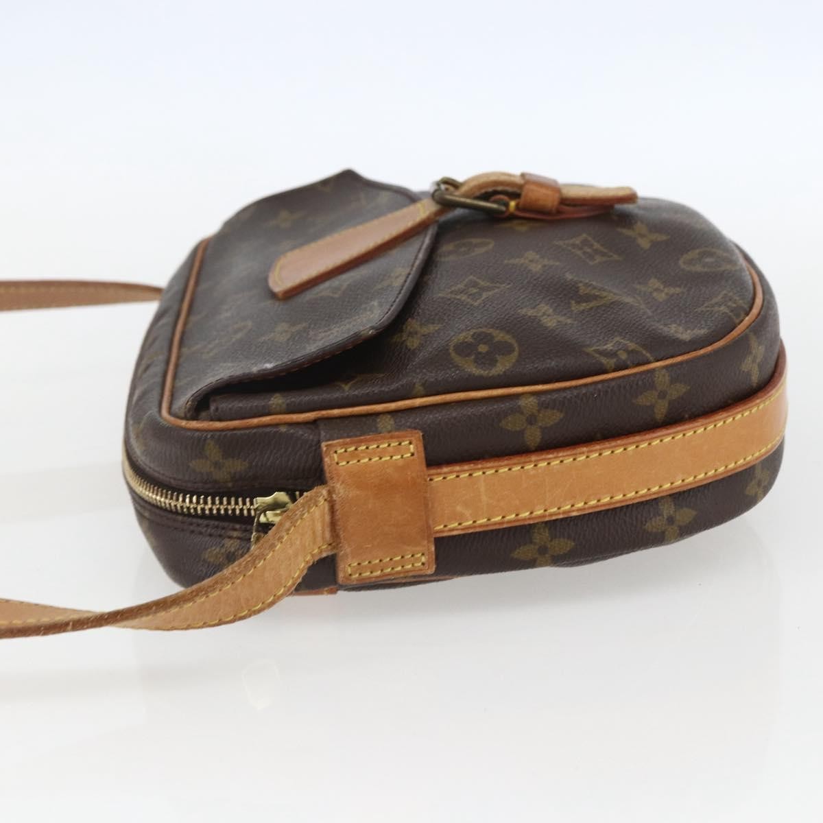 Louis Vuitton Jeune Fille Handbag Monogram Canvas Brown Canvas Shoulder Bag