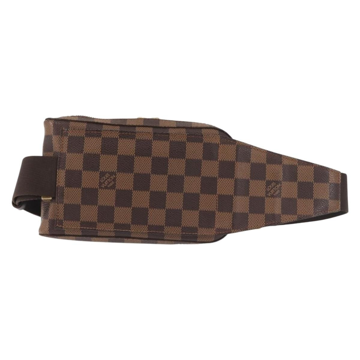 Louis Vuitton Geronimos Waist Bag Damier Brown Canvas Shoulder Bag