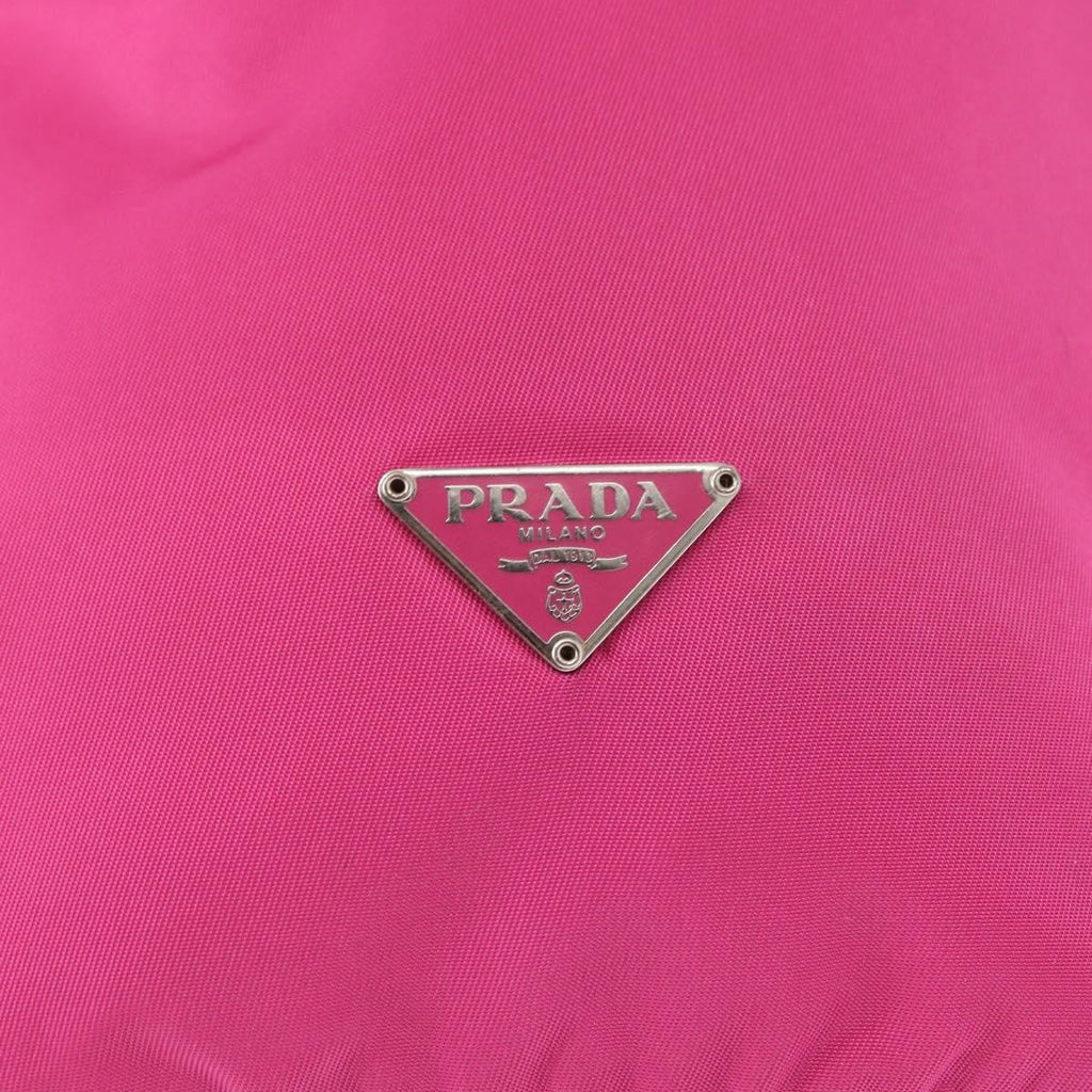 Prada Pochette Nylon Pink Nylon Clutche & Pouche Bag