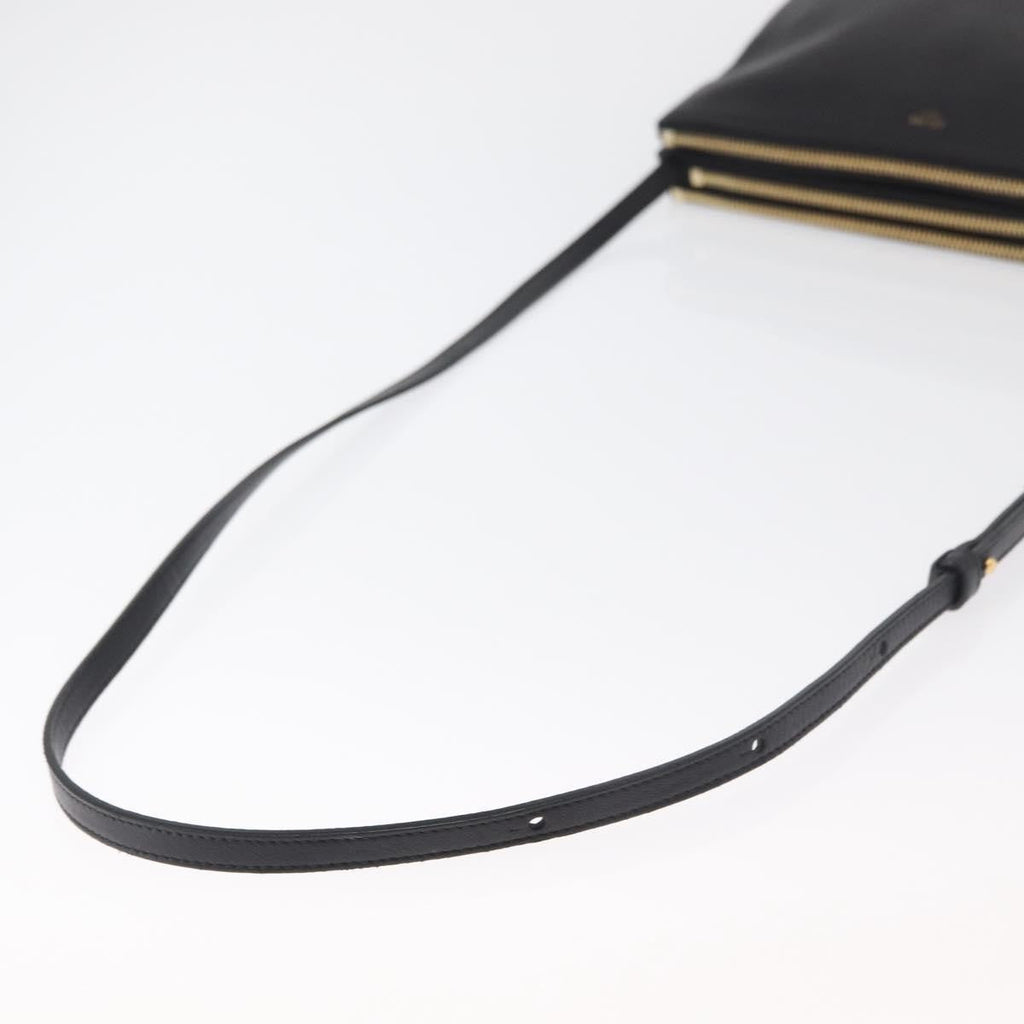 Celine Trio Crossbody Bag Leather Black Leather Shoulder Bag Bag