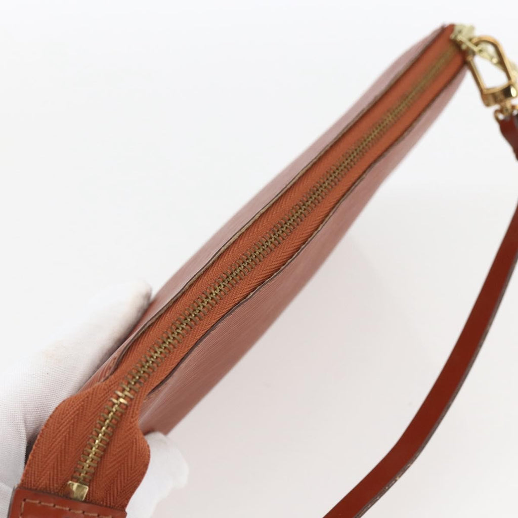 Louis Vuitton Pochette Accessoires Epi Leather Brown Leather Clutche & Pouche Bag