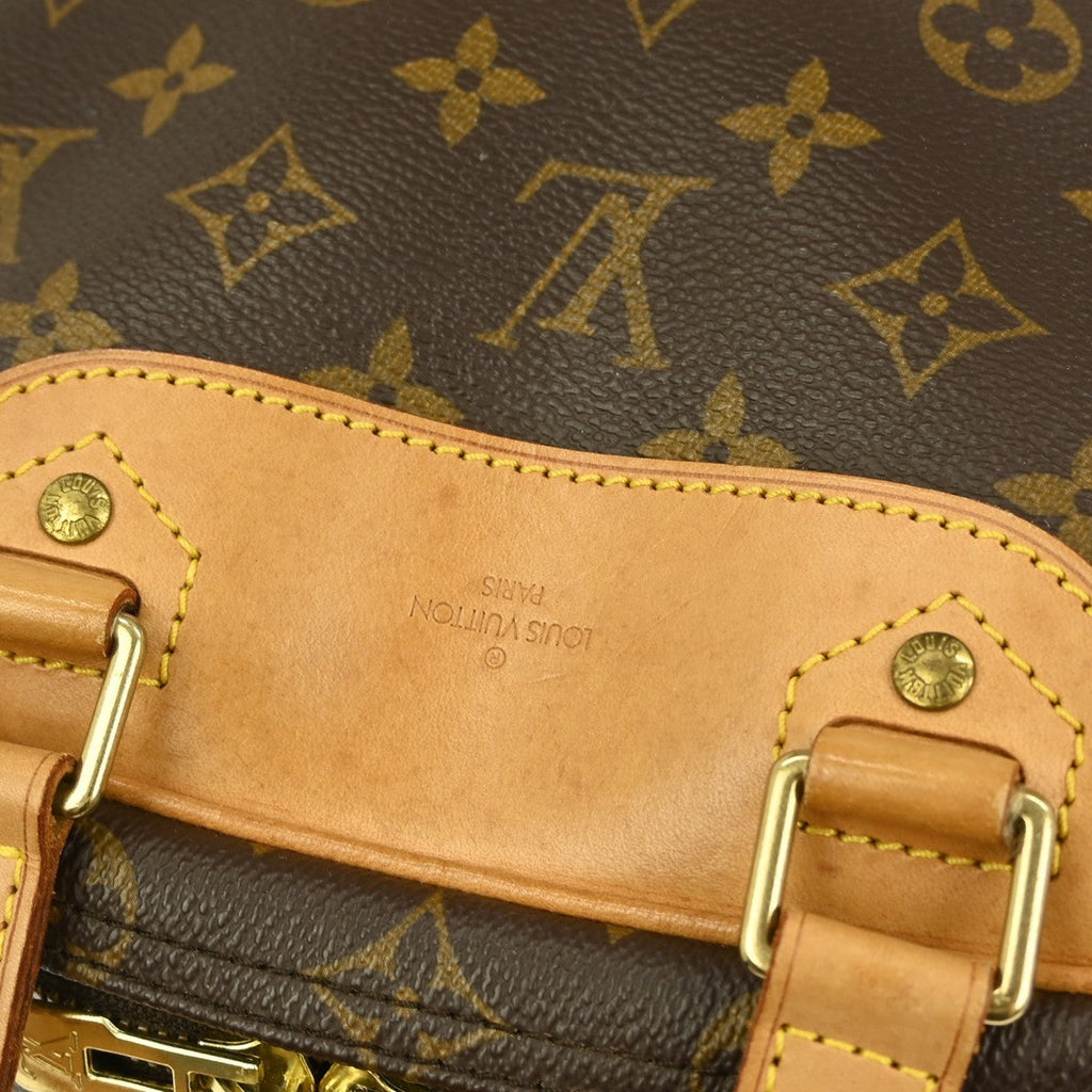 Louis Vuitton Excursion Handbag Monogram Canvas Brown Canvas Handbag