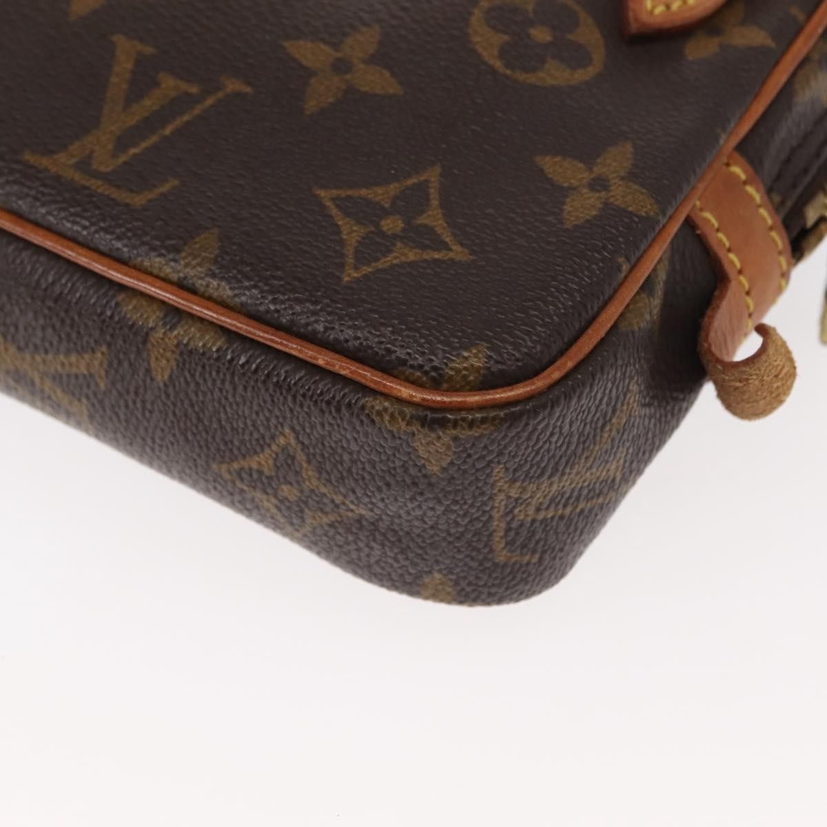 Louis Vuitton Pochette Marly Bandouliere Bag Monogram Canvas Brown Canvas Shoulder Bag