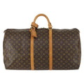 Louis Vuitton Keepall Bag Monogram Canvas Brown Canvas Travel Bag