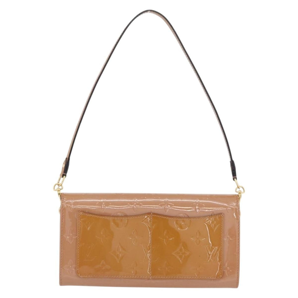 Louis Vuitton Rossmore Handbag Monogram Vernis Pink Patent_Leather Shoulder Bag