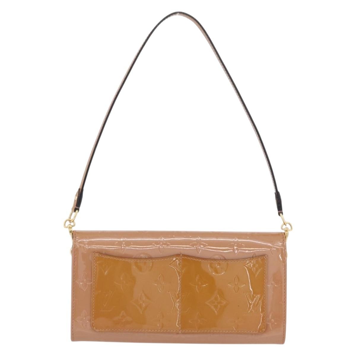 Louis Vuitton Rossmore Handbag Monogram Vernis Pink Patent_Leather Shoulder Bag