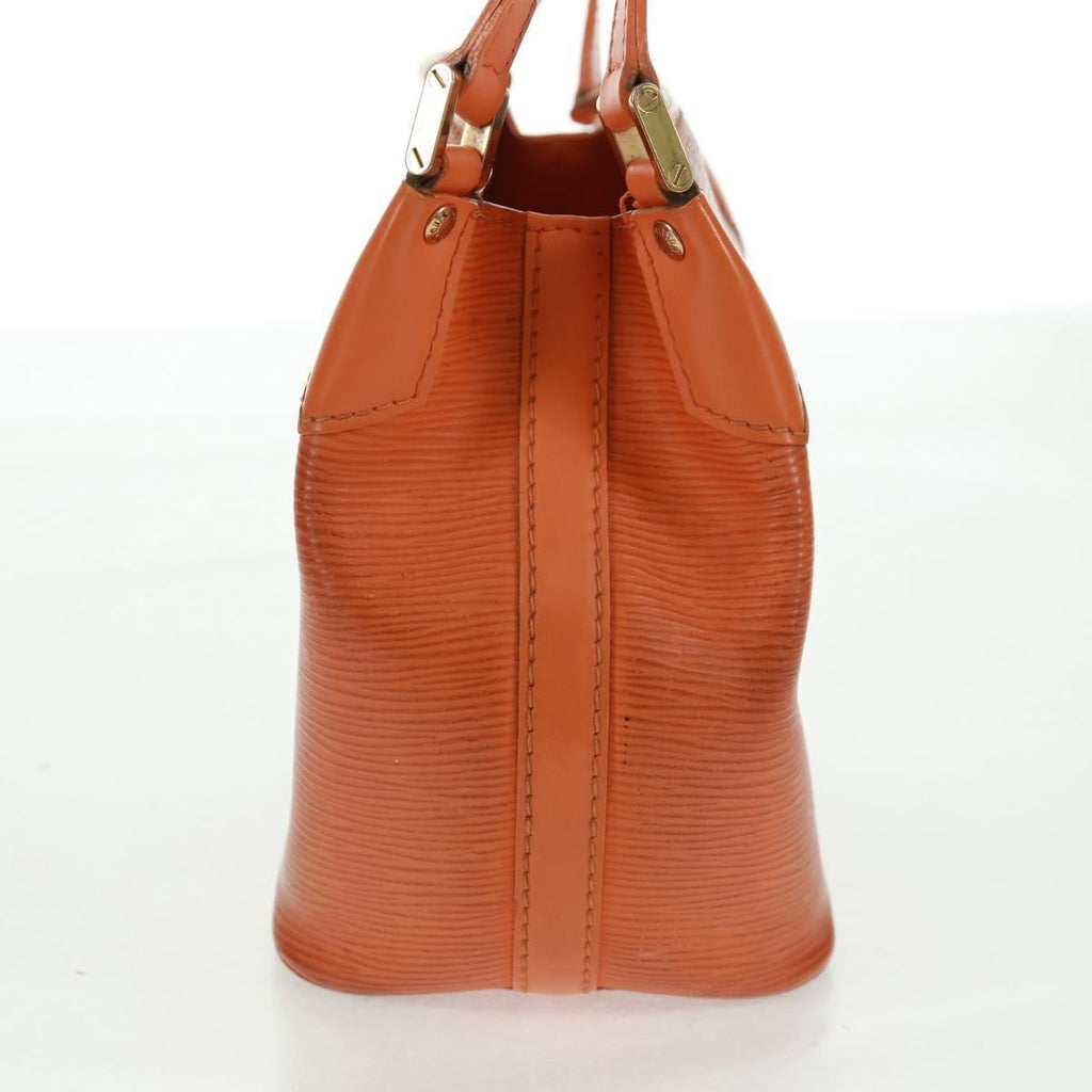 Louis Vuitton Mandara Handbag Epi Leather Orange Leather Shoulder Bag