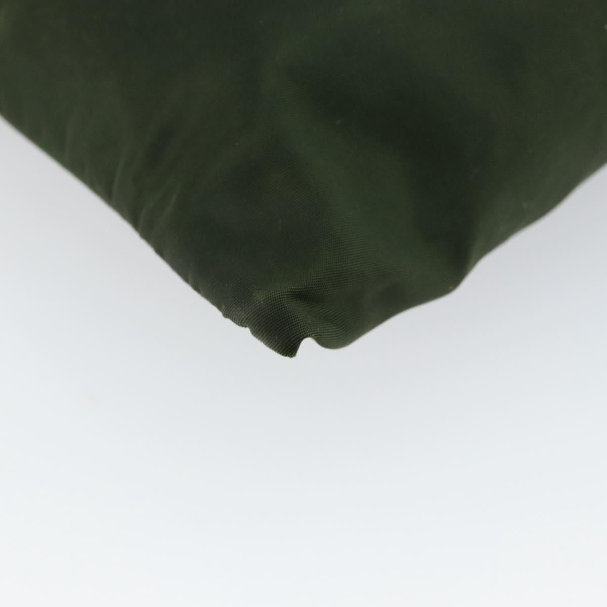 Prada Flat Messenger Bag Tessuto Khaki Nylon Shoulder Bag Bag