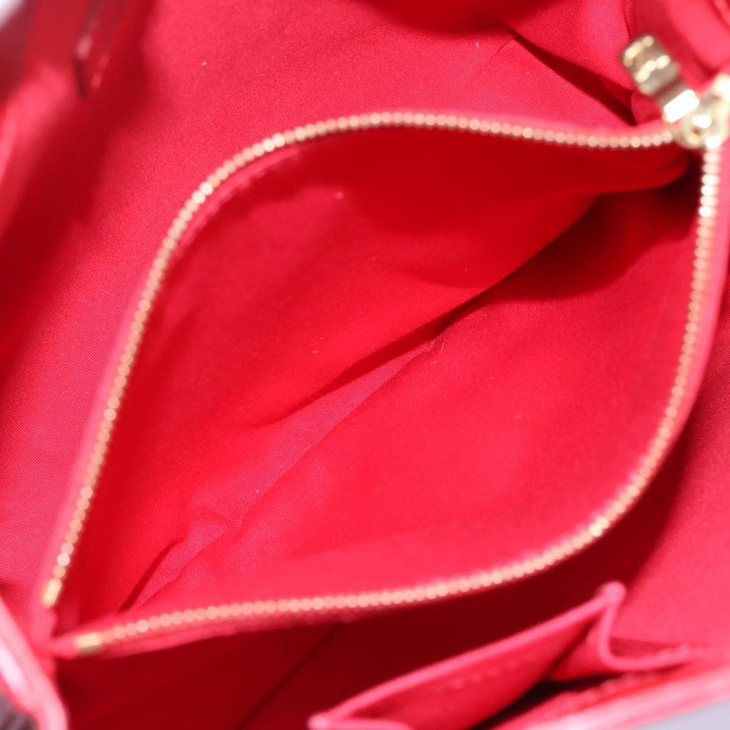 Louis Vuitton Mandara Handbag Epi Leather Red Leather Shoulder Bag