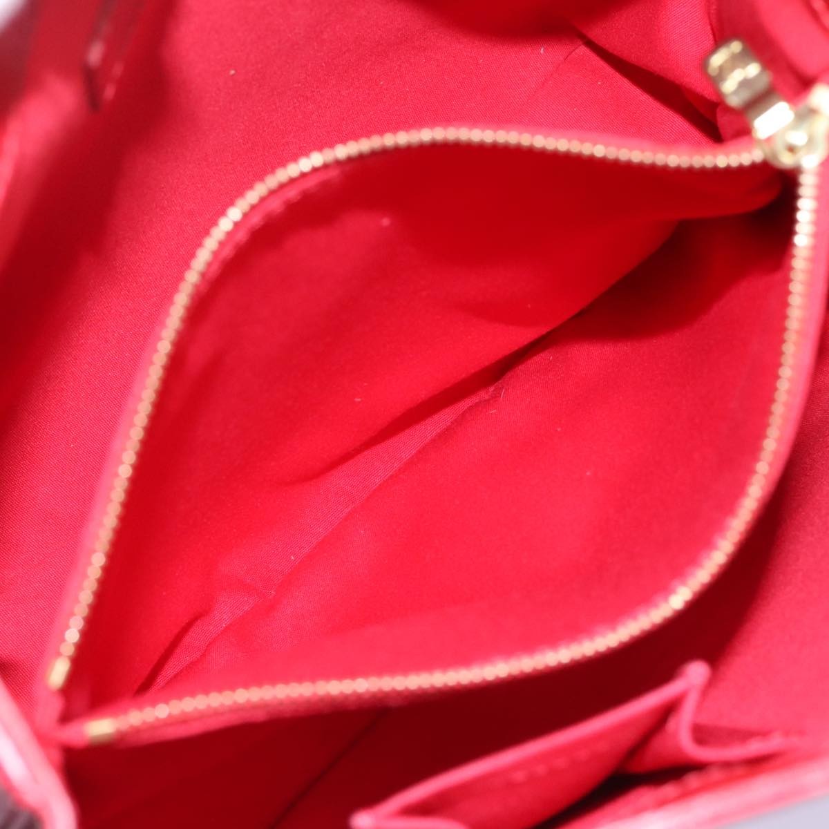 Louis Vuitton Mandara Handbag Epi Leather Red Leather Shoulder Bag