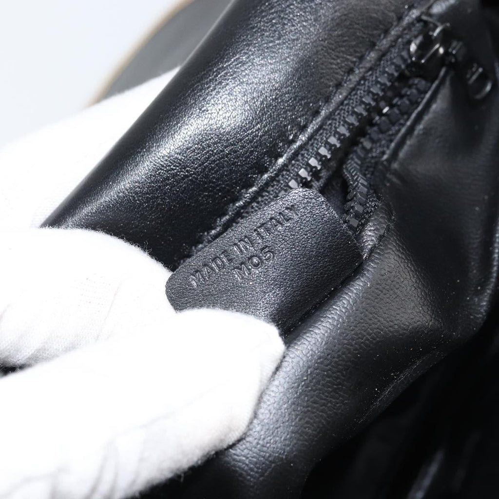 Celine Vintage Shoulder Bag Leather Black Leather Shoulder Bag Bag