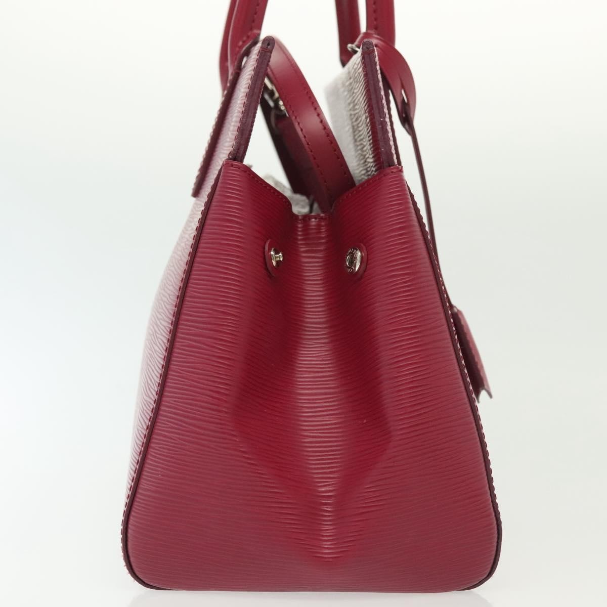 Louis Vuitton Marly Handbag Epi Leather Pink Leather Bag