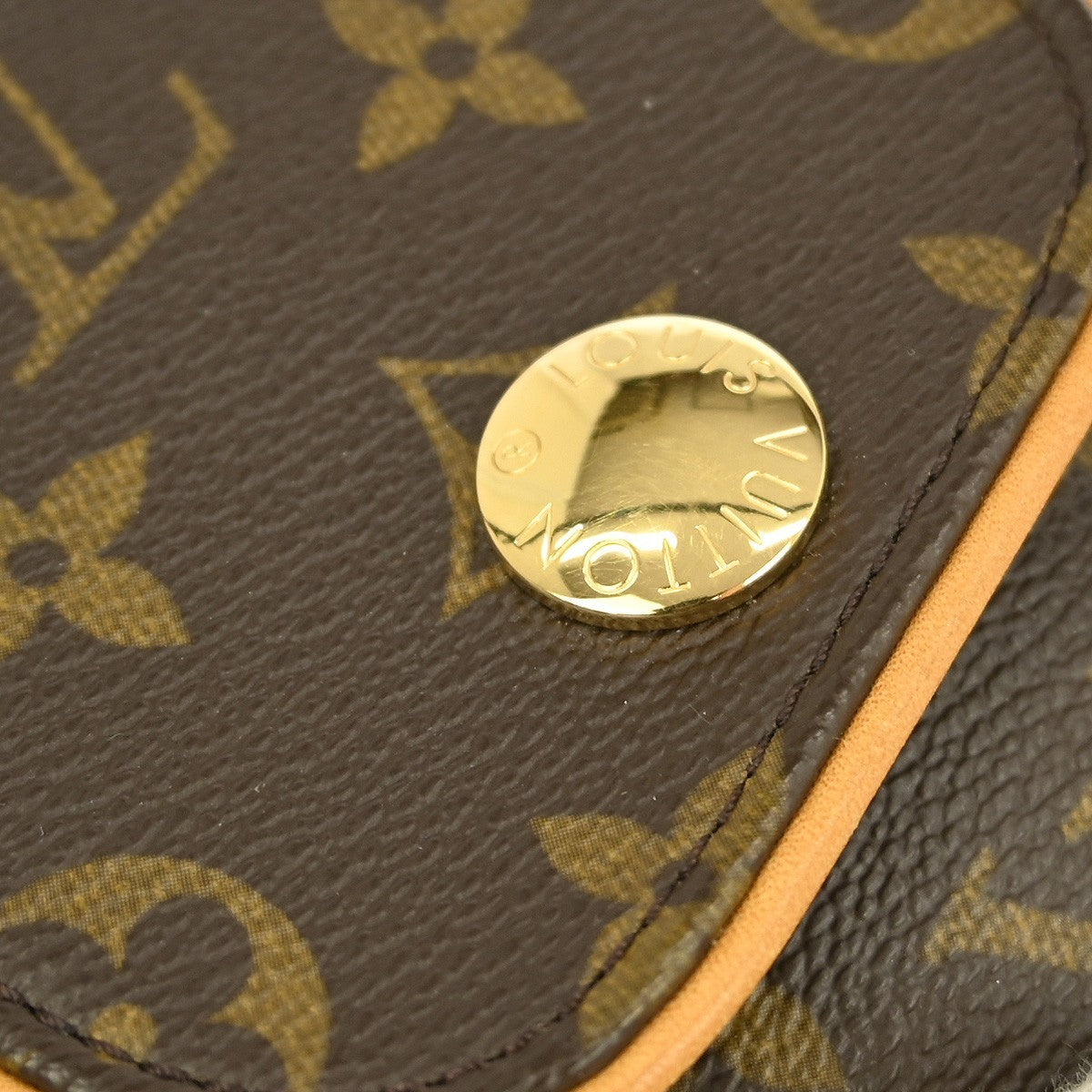 Louis Vuitton Cancun Pochette Monogram Canvas Brown Canvas Clutche & Pouche Bag