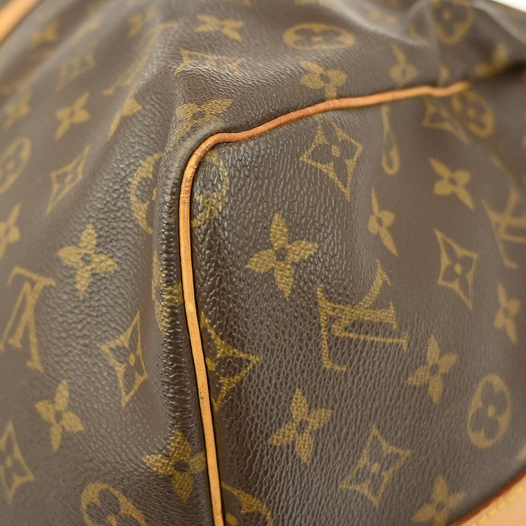 Louis Vuitton Keepall Bandouliere Bag Monogram Canvas Brown Canvas Travel Bag