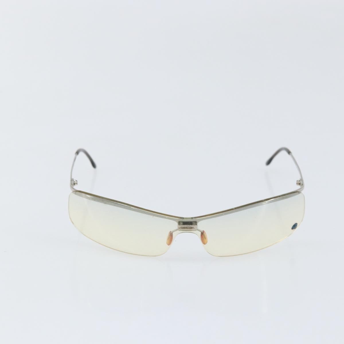 Chanel Logo Cc Sunglasses Metal Silver Metal Sunglasse Accessory