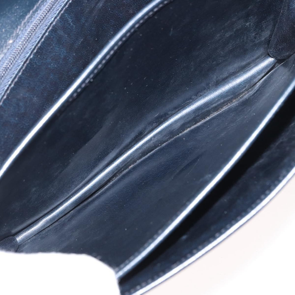 Celine C Sulky Shoulder Bag Canvas Navy Canvas Shoulder Bag Bag