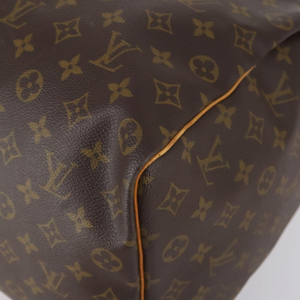 Louis Vuitton Keepall Bag Monogram Canvas Brown Canvas Travel Bag