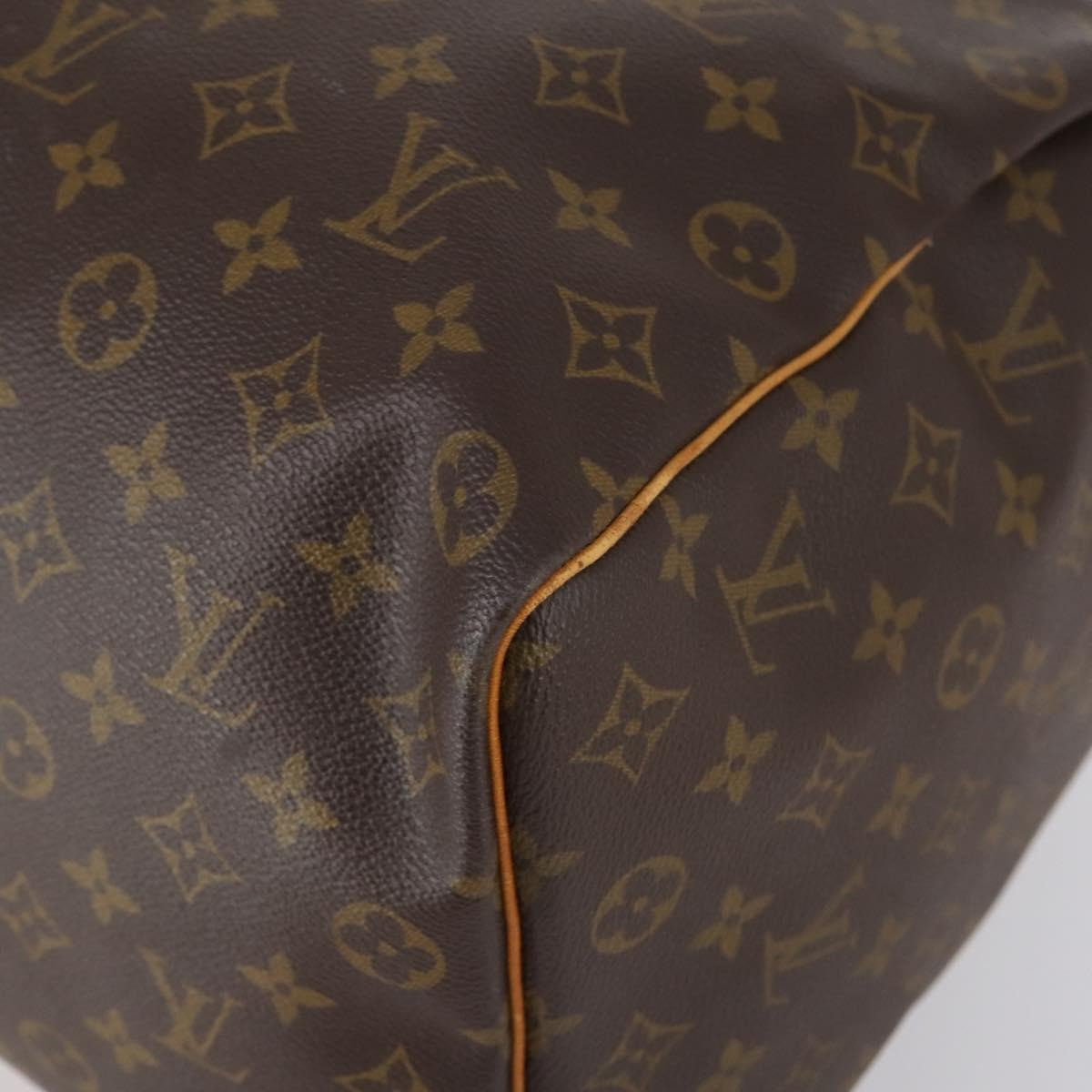Louis Vuitton Keepall Bag Monogram Canvas Brown Canvas Travel Bag