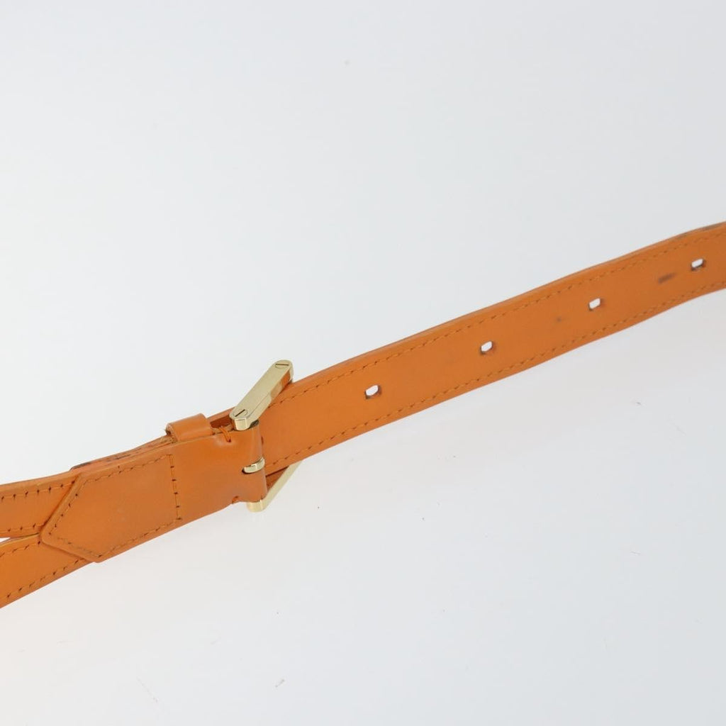 Louis Vuitton Mandara Handbag Epi Leather Orange Leather Shoulder Bag