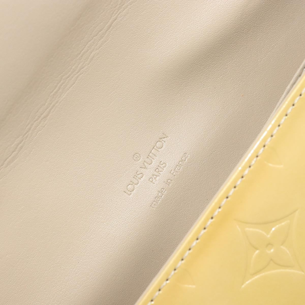 Louis Vuitton Thompson Street Handbag Monogram Vernis Beige Patent_Leather Shoulder Bag