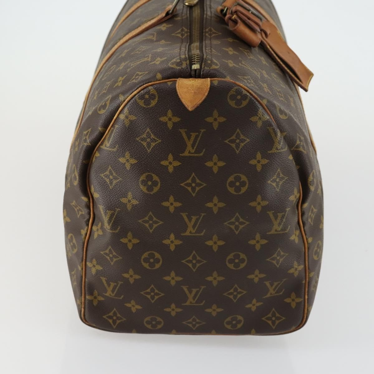 Louis Vuitton Keepall Bag Monogram Canvas Brown Canvas Travel Bag