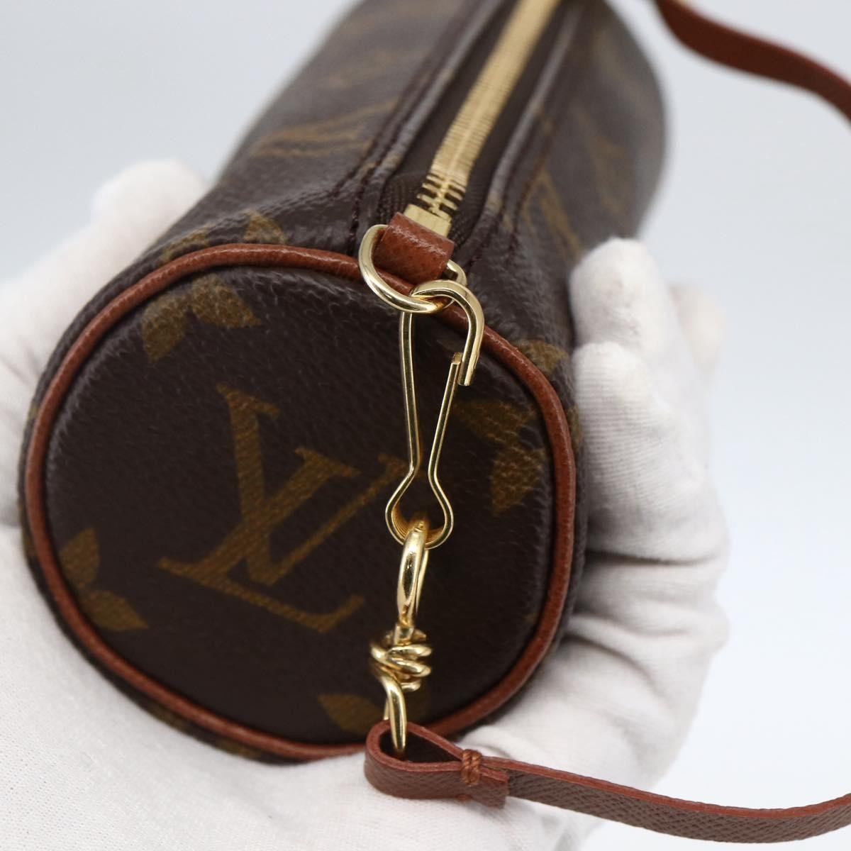 Louis Vuitton Papillon Pochette Monogram Canvas Brown Canvas Clutche & Pouche Bag