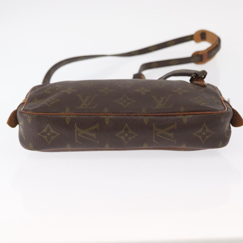 Louis Vuitton Pochette Marly Bandouliere Bag Monogram Canvas Brown Canvas Shoulder Bag
