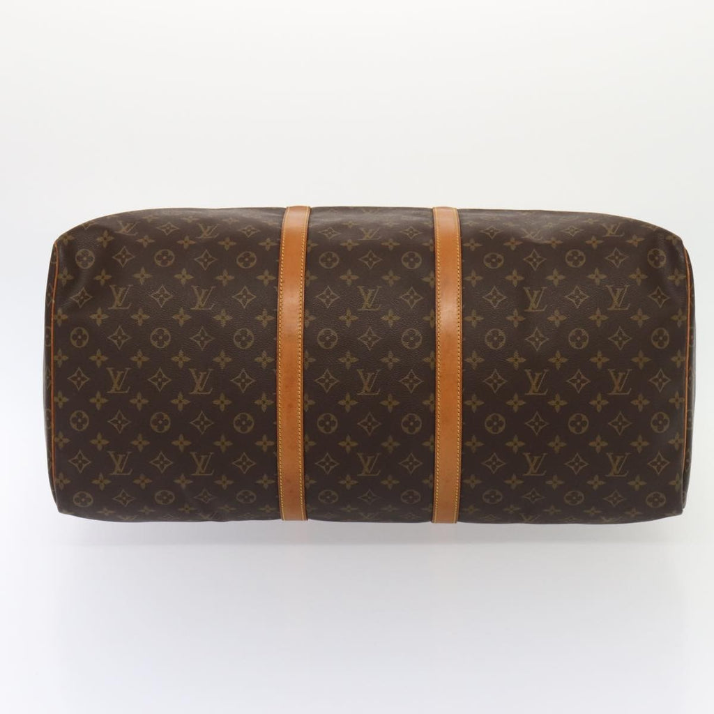 Louis Vuitton Keepall Bag Monogram Canvas Brown Canvas Travel Bag