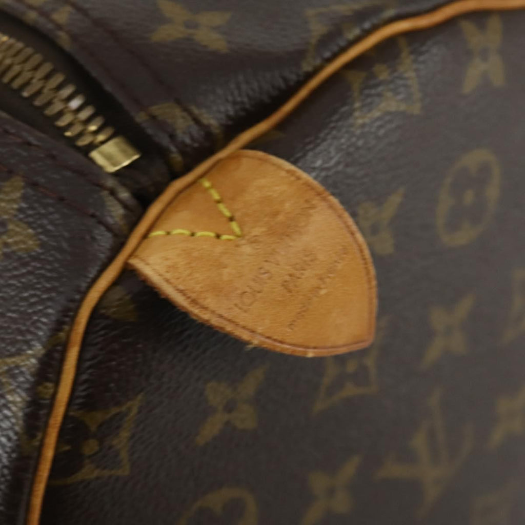 Louis Vuitton Keepall Bag Monogram Canvas Brown Canvas Travel Bag