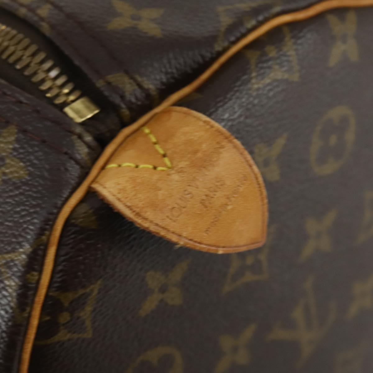 Louis Vuitton Keepall Bag Monogram Canvas Brown Canvas Travel Bag