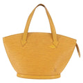 Louis Vuitton Saint Jacques Handbag Epi Leather Yellow Leather Handbag