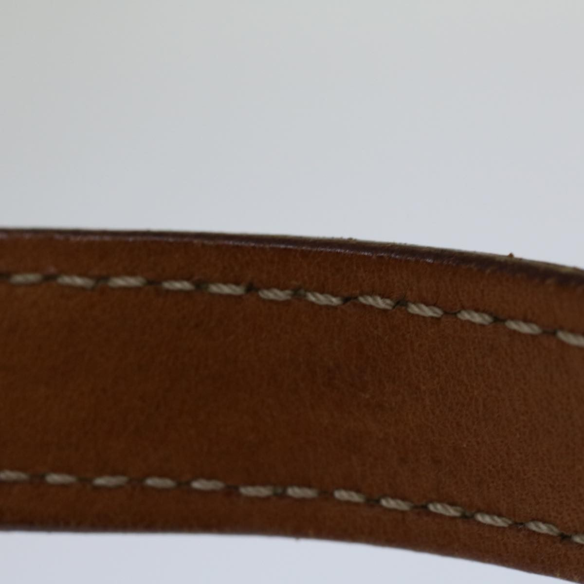Celine Circle Logo Shoulder Bag Canvas Brown Pvc Shoulder Bag Bag