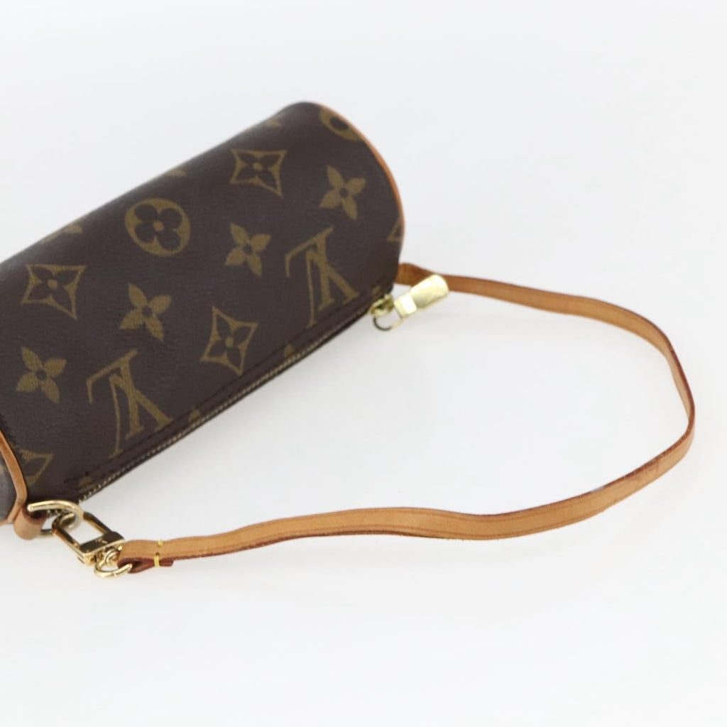 Louis Vuitton Papillon Pochette Monogram Canvas Brown Canvas Clutche & Pouche Bag