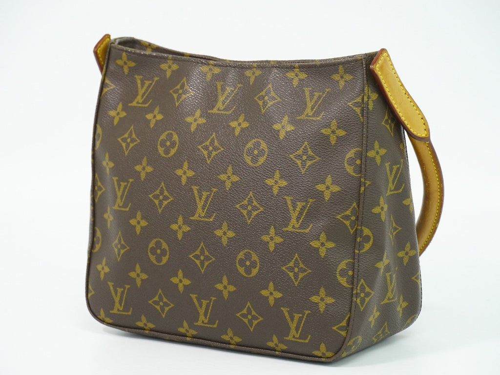 Louis Vuitton Monogram Looping Handbag Monogram Canvas Brown Canvas Shoulder Bag