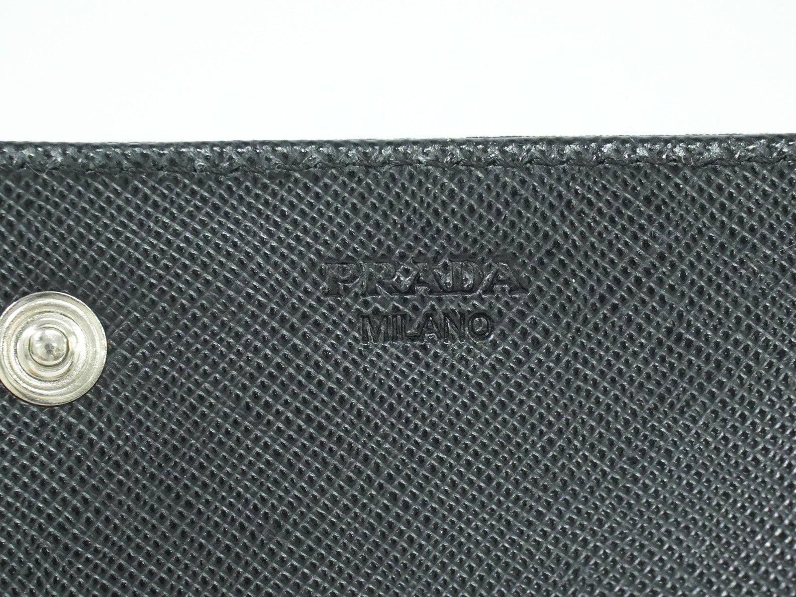 Prada Continental Wallet Tessuto Black Nylon Wallets Accessory