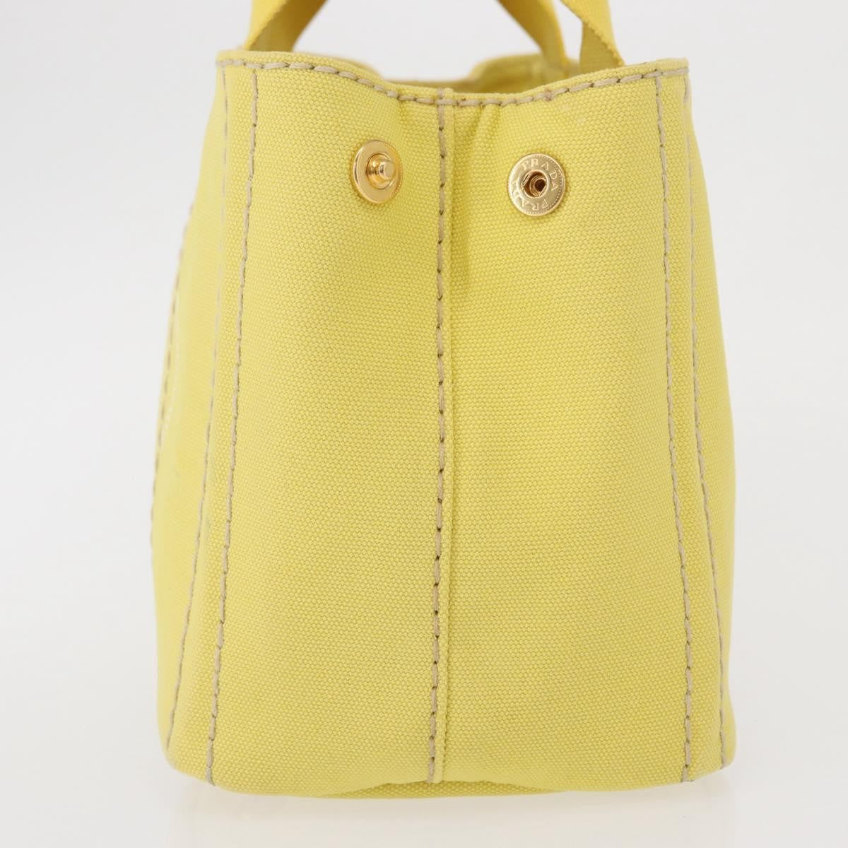 Prada Canapa Convertible Tote Canvas Gold Canvas Tote Bag Bag