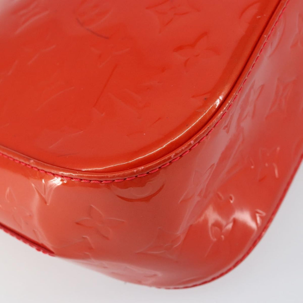 Louis Vuitton Bellflower Handbag Monogram Vernis Red Patent_Leather Shoulder Bag