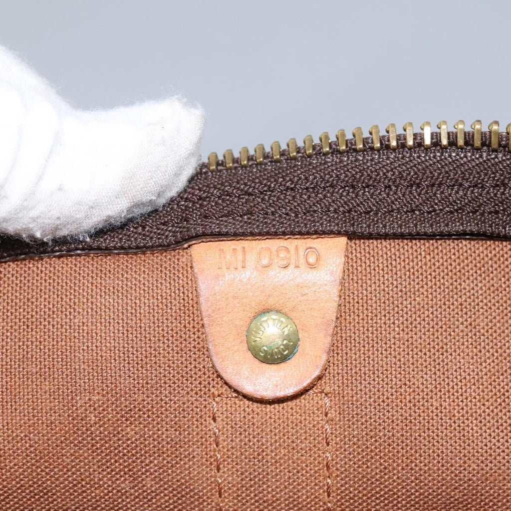 Louis Vuitton Keepall Bag Monogram Canvas Brown Canvas Travel Bag