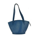 Louis Vuitton Saint Jacques Handbag Epi Leather Blue Leather Tote Bag