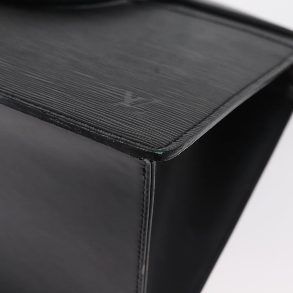Louis Vuitton Riviera Handbag Epi Leather Black Leather Handbag