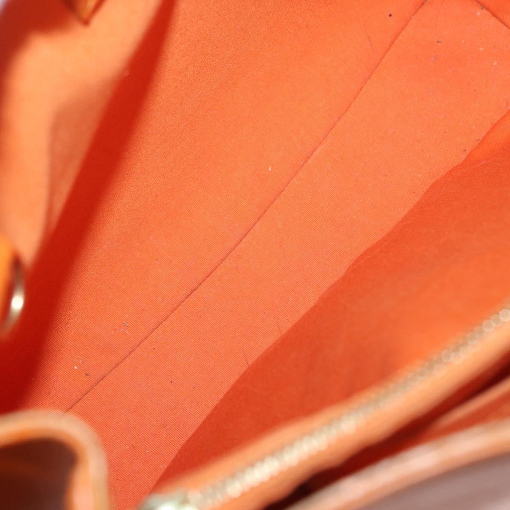 Louis Vuitton Mandara Handbag Epi Leather Orange Leather Shoulder Bag