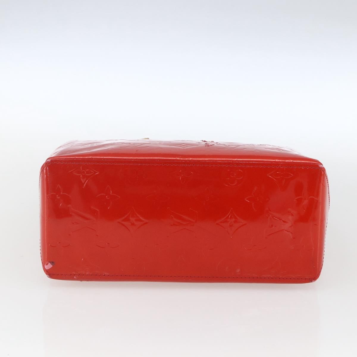 Louis Vuitton Reade Handbag Monogram Vernis Red Patent_Leather Handbag