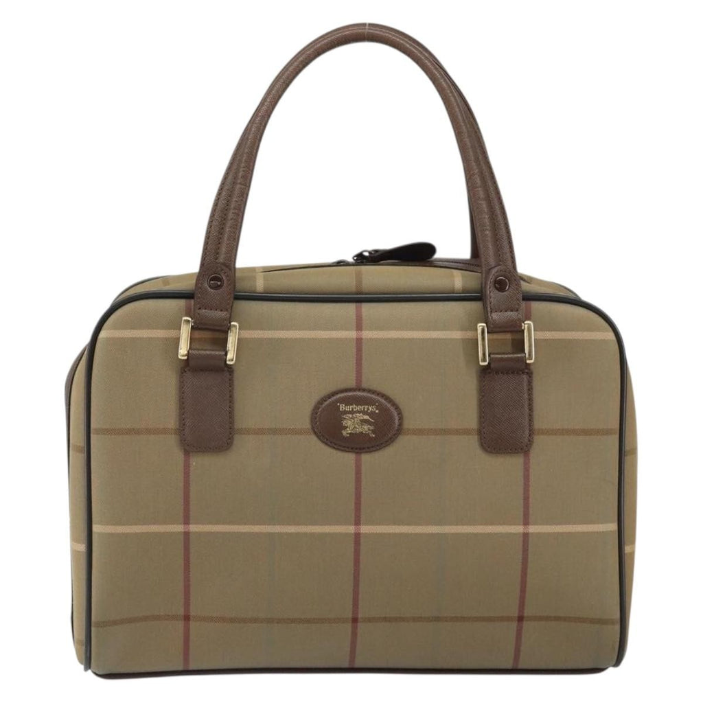 Burberry Nova Check Handbag Nova Check Canvas Brown Canvas Handbag