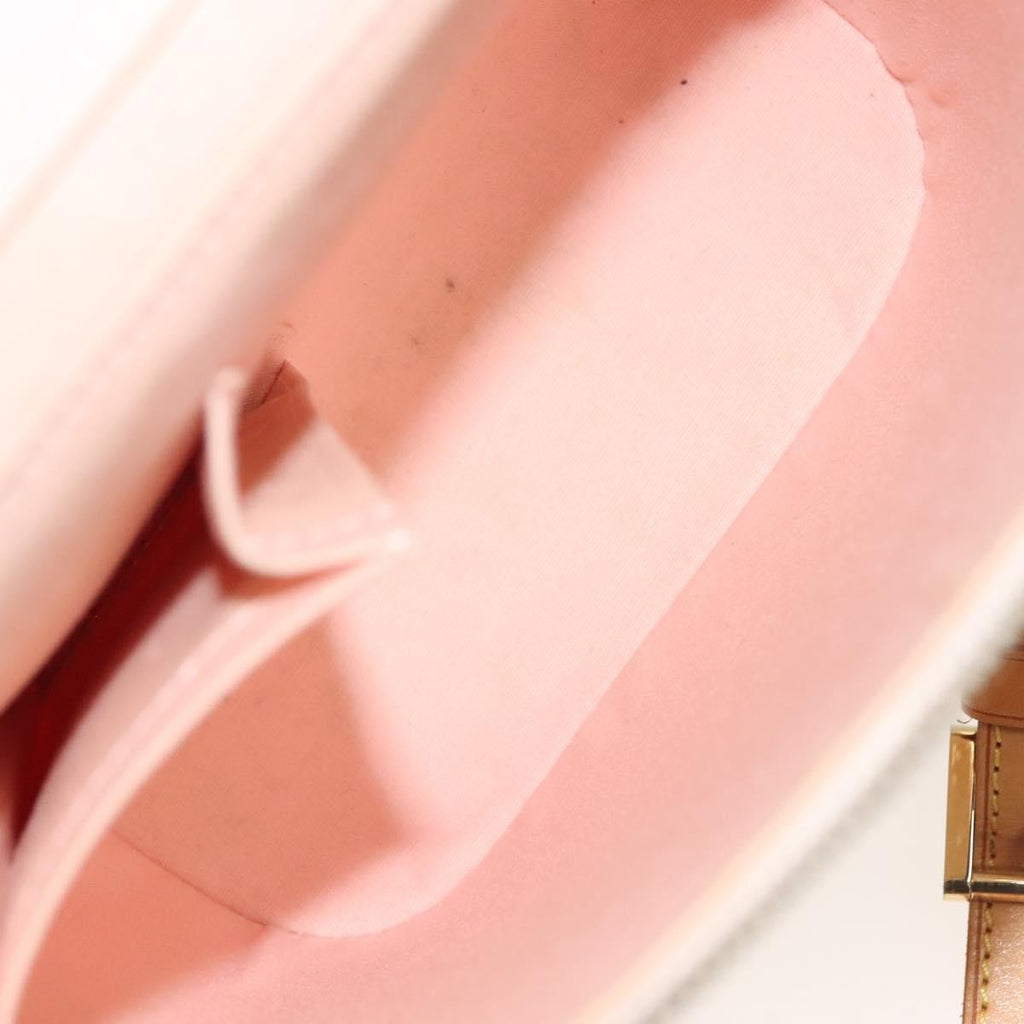 Louis Vuitton Sullivan Handbag Monogram Vernis Pink Patent_Leather Shoulder Bag