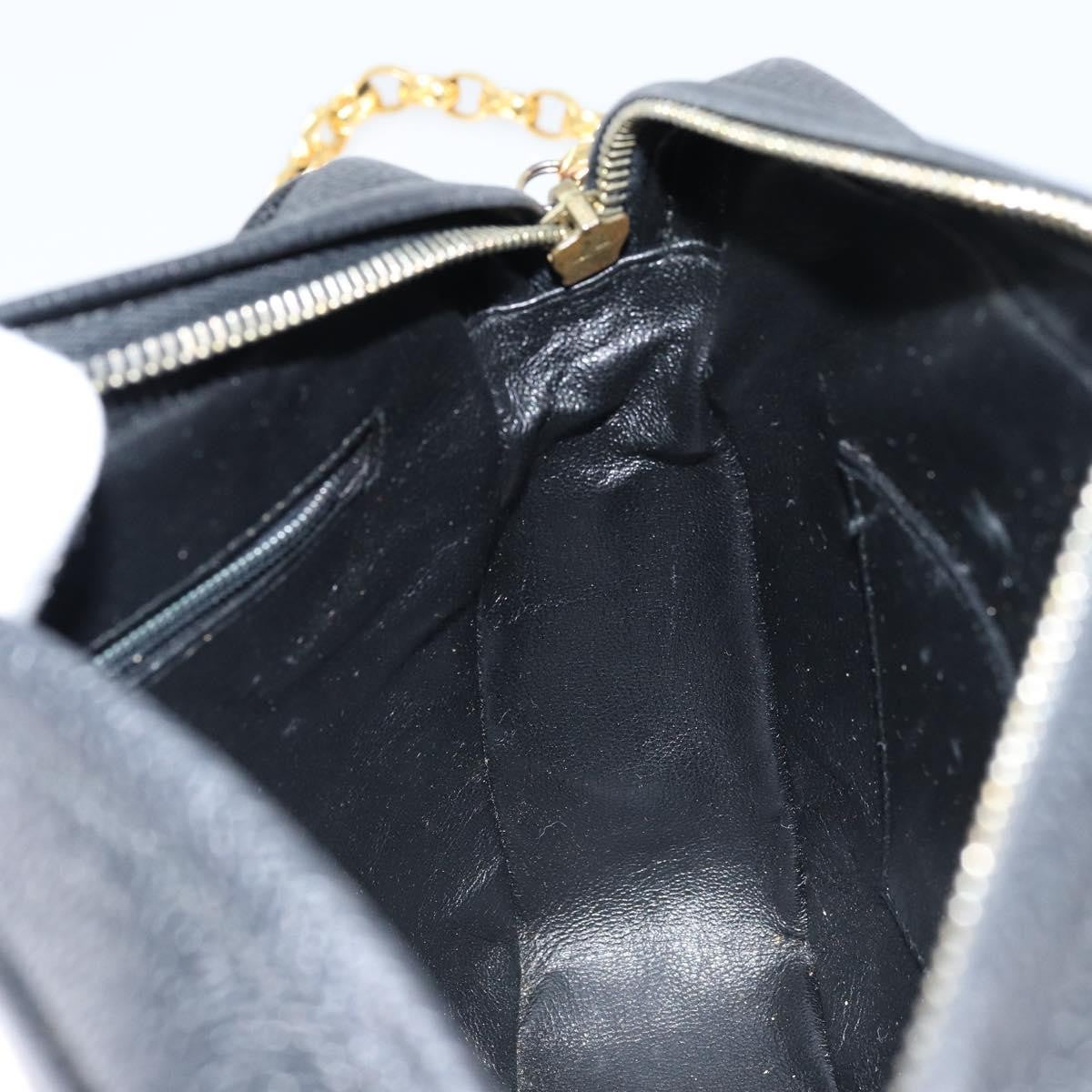 Chanel Vintage Front Pocket Cc Camera Bag Caviar Black Leather Shoulder Bag Bag
