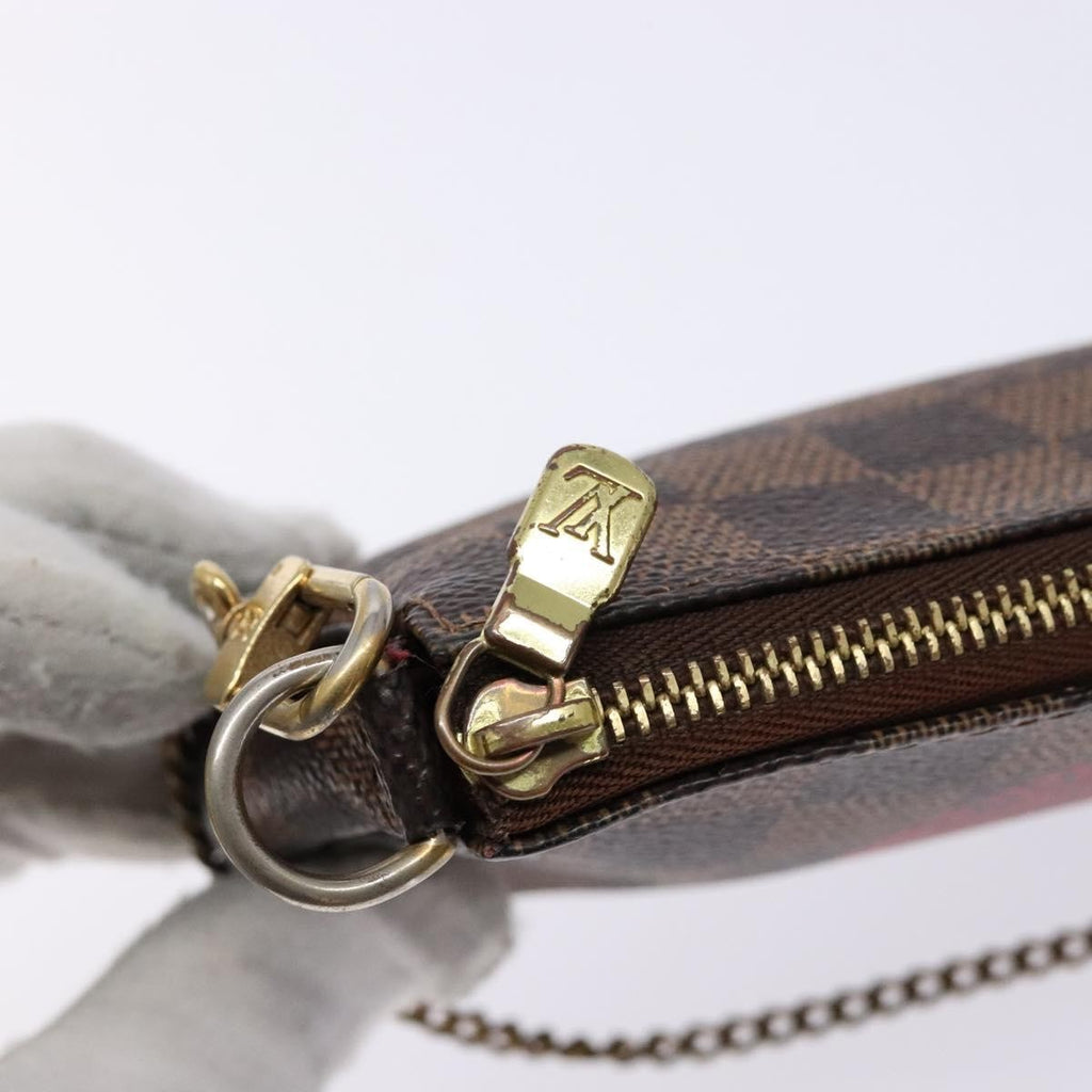 Louis Vuitton Pochette Accessoires Limited Edition Damier Brown Canvas Clutche & Pouche Bag