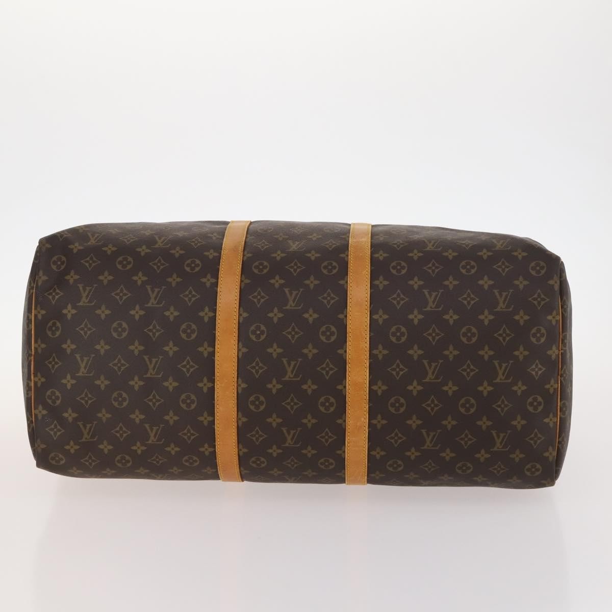 Louis Vuitton Keepall Bag Monogram Canvas Brown Canvas Travel Bag