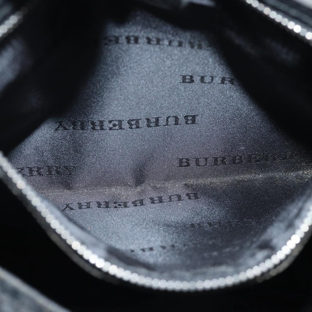Burberry Nova Check Shoulder Bag Canvas Black Canvas Shoulder Bag