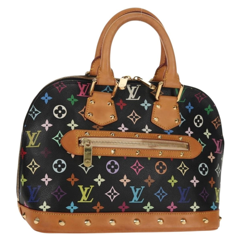Louis Vuitton Alma Handbag Monogram Multicolor Multicolour Canvas Handbag