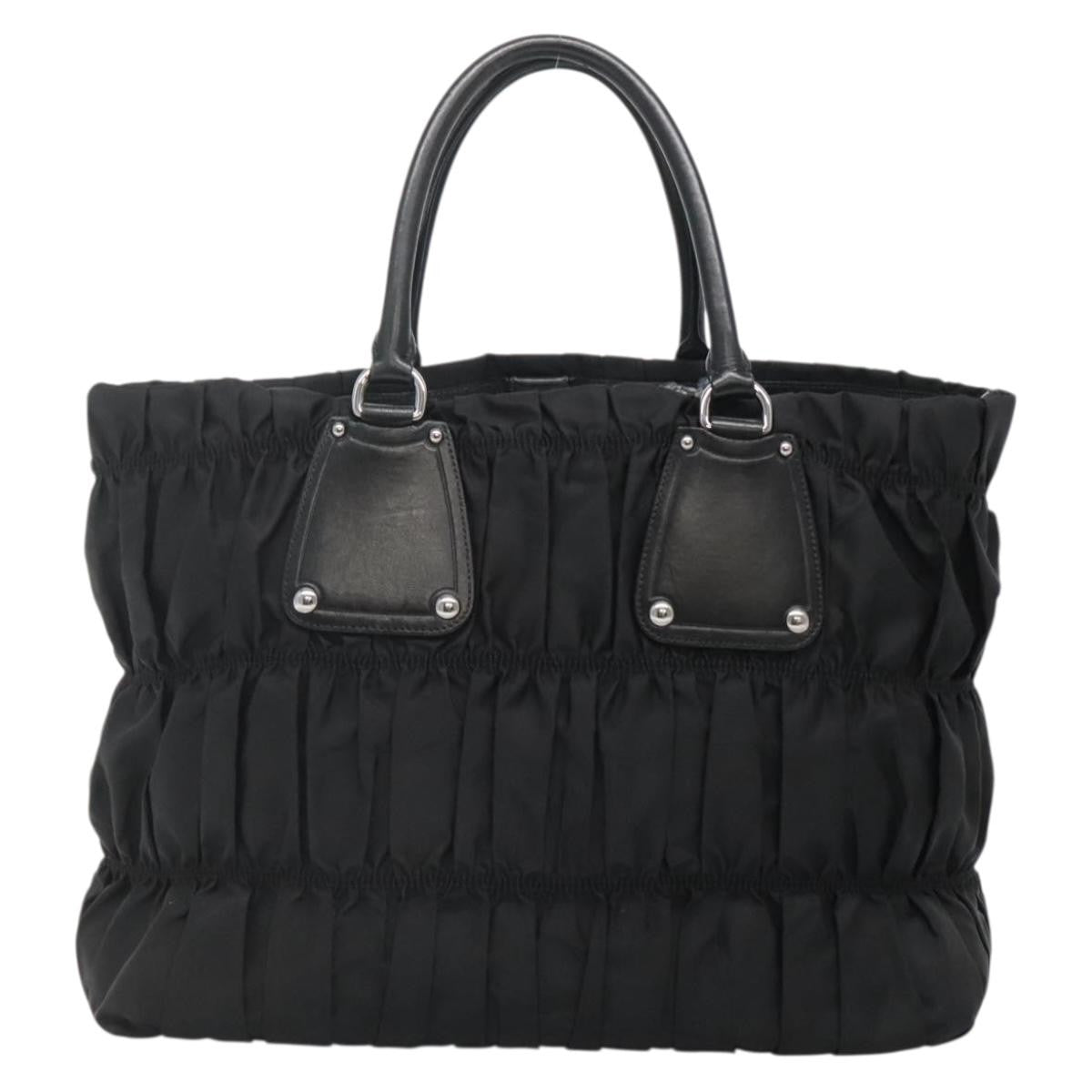 Prada Gaufre Tote Tessuto Black Nylon Bag
